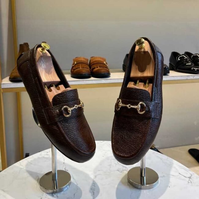 Brown-Full-Grain-Loafers