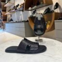 Dark-Brown-Braided-Slippers