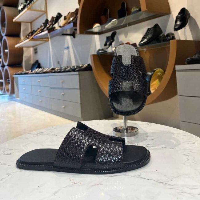 Dark-Brown-Braided-Slippers Dark-Brown-Braided-Slippers